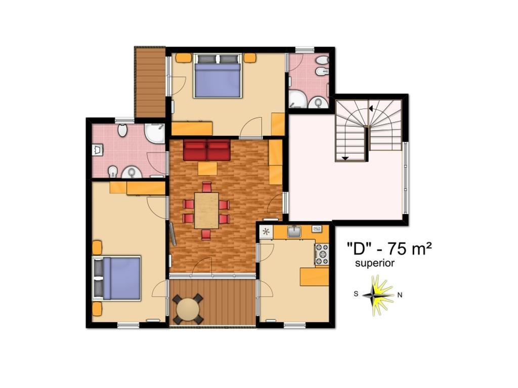 Ciasa Col Cuch Apartment La Villa  Bagian luar foto