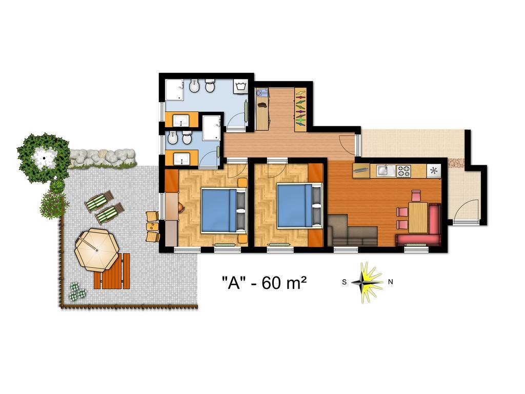 Ciasa Col Cuch Apartment La Villa  Bagian luar foto